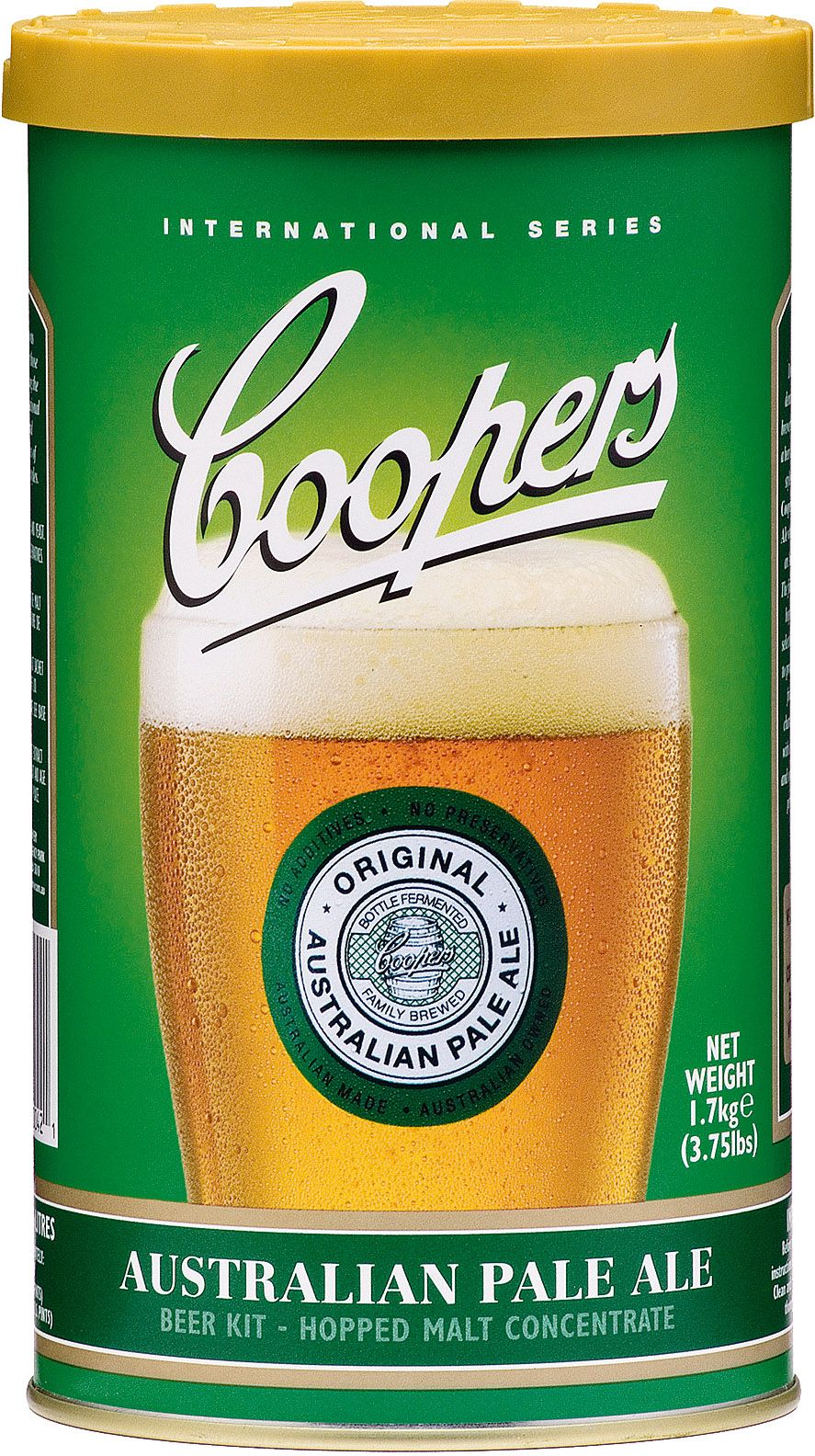 Coopers Australian Pale Ale Kit Birra Da 1,7 Kg - Produce 23 Litri Di Birra Fatta In Casa