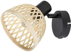RABALUX - KINKIET RATTAN E14 - CZARNY/RATTAN - 3133  3133