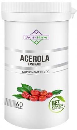 Soul Farm Premium Acerola Ekstrakt 600 mg 60 kaps.
