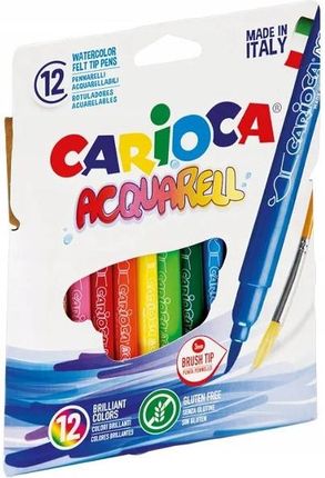 Carioca Pisak Artystyczny Aquarel Kpl. 12 Sztuk Mix Kolorów