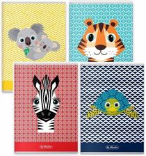Zdjęcie Herlitz Zeszyt A5 32 Linia Podwójna Cute Animals 9582511 Op. 5Szt. - Myszków