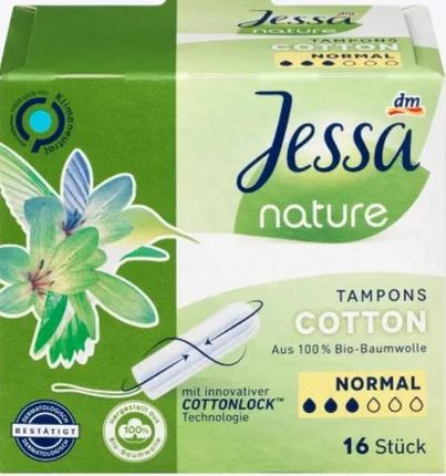 Jessa, Cotton Normal nature, Tampony, 16 sztuk