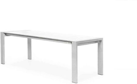 Stół Ogrodowy Rozkładany Aluminiowy Rialto 163cm Biały