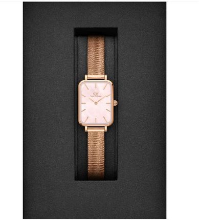 時計 Daniel Wellington Quadro Pressed Melrose Quadro - Square watch in rose gold for women | DW