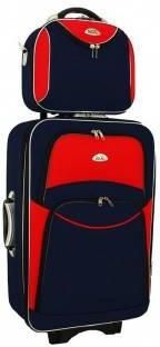 Zestaw Mała walizka PELLUCCI RGL 773 S + Kuferek S Granatowo czerwony