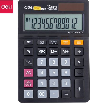 Kalkulator Deli KALKULATOR DELI M01320 12-POZYCYJNY CZARNY