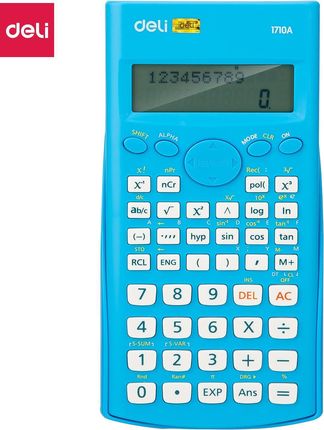 Kalkulator Deli KALKULATOR NAUKOWY DELI 1710A 12-CYFROWY NIEBIESKI
