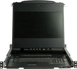 Startech.Com Dual Rail Rackmount Kvm Console Hd 1080P - Single Port Dvi/Vga W/17