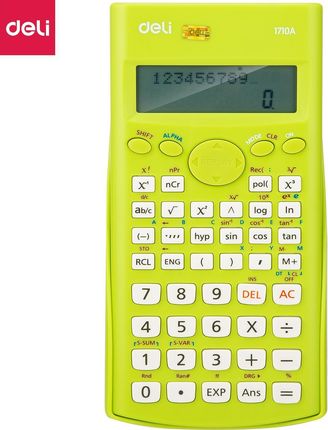 Kalkulator Deli KALKULATOR NAUKOWY DELI 1710A 12-CYFROWY ZIELONY