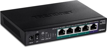 Trendnet 5-Port Unmanaged 2.5G Poe+ Switch - Amount Of Ports: (TPETG350)