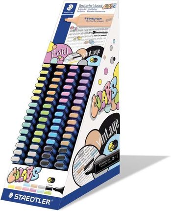 Staedtler, Display - Zakreślacz Classic Pastel Vinage, 60 szt. S 364 CCA60 211L152