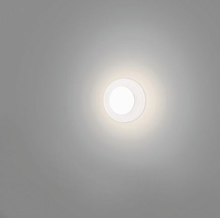 Elkim Lighting Zofia Drat-Szymkowiak Elkim oczko ścienne schodowe LED Lesel 009B 1W 94lm 3000K białe IP44/20 (1009B2102)