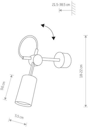 Nowodvorski Lighting EYE Kinkiet regulowany (5655) - zdjęcie 2