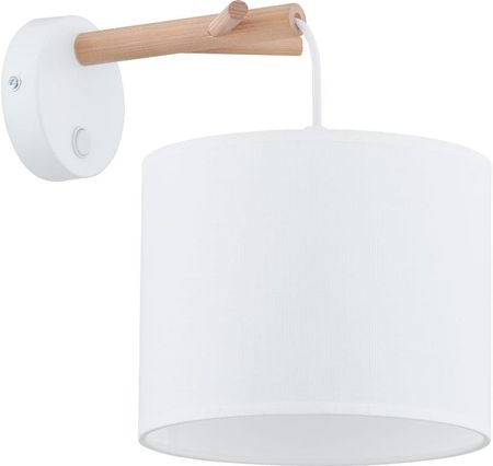 Tk Lighting Albero 1x60W Kinkiet biały brązowy (6552)