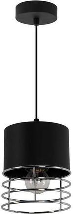Lumes Lampa wisząca loftowa S659-Barma - czarny+chrom (E23516LAMPEX_LPX00791LAMPEX_LPX00791)
