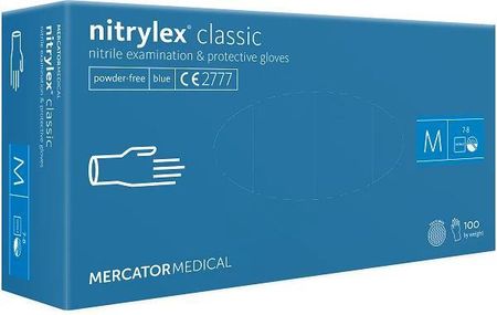 Mercator Medical Nitrylex® Classic Blue Txt | Teksturowane |100Szt. (Rd30309003)