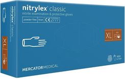 Zdjęcie Mercator Medical Nitrylex® Classic Blue Txt | Teksturowane |100Szt. (Rd30309005) - Bydgoszcz