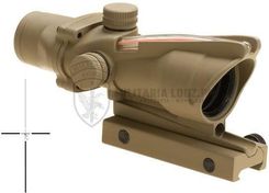 Aim O Luneta Acog 4X32C Illumination Fiber Optic Scope Dark Earth