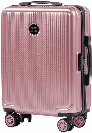 Mała kabinowa walizka KEMER WINGS PC565 S Różowa