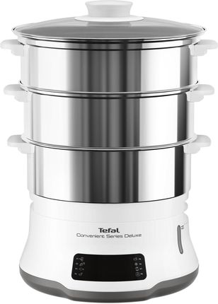 Parowar Tefal Convenient Series Deluxe VC502 z trzema koszami ze stali