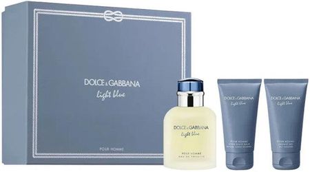 Dolce & Gabbana Light Blue Woda Toaletowa 125 Ml + Żel Pod Prysznic 50 Ml+ Balsam Po Goleniu 50 Ml