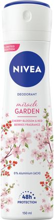 Nivea Polska Miracle Garden Cherry Blossom & Red Berries Fragrance Antyperspirant W Sprayu 150ml