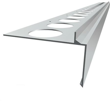 Emaga Profil Aluminiowy Balkonowy Prosty Priamy 2,5M Aluminium 