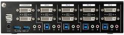 Startech.Com 4 Port Dual Monitor DVI KVM Switch - Dual Screen Display Compact USB KVM Switch with Integrated USB 3.0 Hub Audio (SV431DD2DU3A)