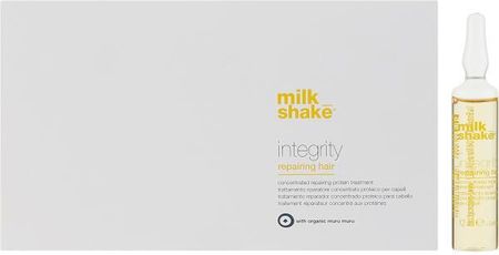 Milk_Shake Wzmacniająca Kuracja Proteinowa W Ampułkach Do Włosów Zniszczonych Milk Shake Integrity Repairing Hair 8 X 12 ml