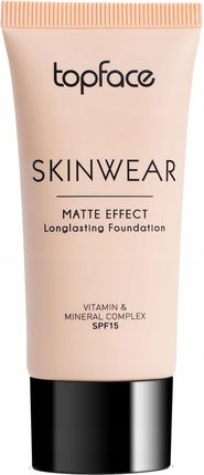 Topface Długotrwały Podkład Do Twarzy Skinwear Matte Effect Foundation Spf15 02