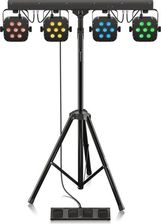 ‌Behringer STAGE TRI LED BUNDLE ST1m - Zestaw 4xLEDPAR z kontrolerem + statyw