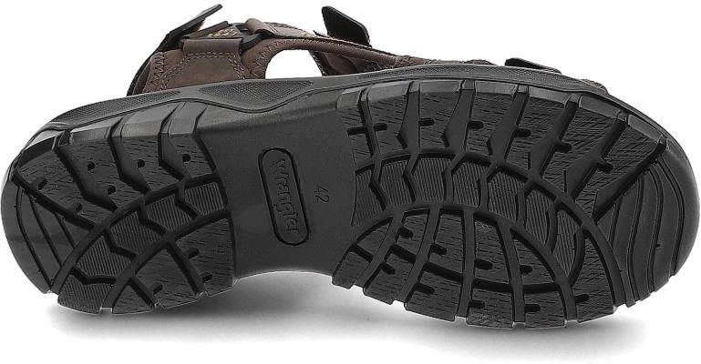 Brązowe Sandały Wrangler Skórzane Buty Na Lato - zdjęcie 3 Brązowe Sandały Wrangler Skórzane Buty Na Lato