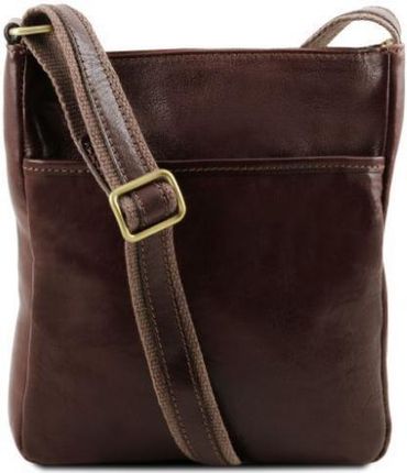 Tuscany Leather Jason - skórzana torba męska na ramię , kolor ciemny brąz TL141300