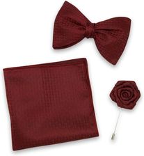 Zdjęcie Komplet mucha, poszetka i szpilka - Wiślica