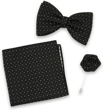 Zdjęcie Komplet mucha, poszetka i szpilka - Kobylin