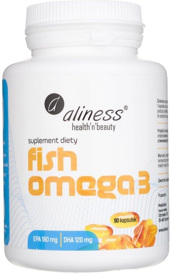 Aliness Fish Omega 3 180 120mg 90kaps. Opinie i ceny na Ceneo.pl