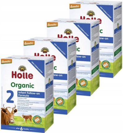Holle Bio 2 Mleko Modyfikowane Zestaw 4x600g