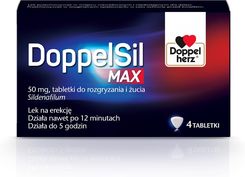 DoppelSil MAX 50 mg 4 tabletki do rozgryzania i żucia - Pozostałe leki bez recepty
