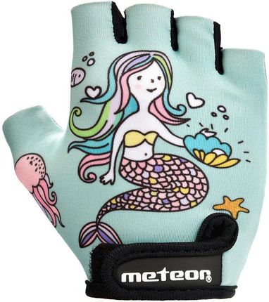 Rękawiczki rowerowe Meteor Kids M Mermaid