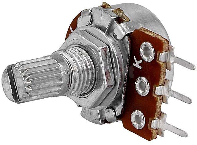 2x Potentiometer R16148-1B-2-B5K – Axial, 5kΩ, 125mW, Metallgehäuse, Für DIY & Elektronik