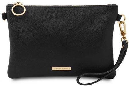Tuscany Leather - kopertówka z miękkiej skóry, kolor czarny TL142029
