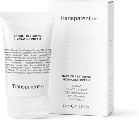 Krem Transparent Lab Barrier Restoring Hydrating Cream nawilżający na dzień i noc 50ml