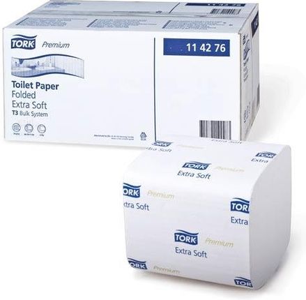 Tork Premium Papier toaletowy w składce biały ekstra miękki