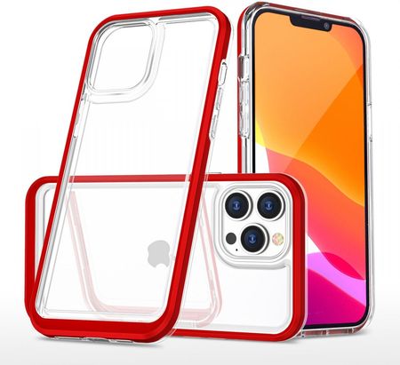Clear 3in1 etui do iPhone 13 Pro czerwony (0ca8d229-aa15-43d1-a951-238af21cb56d)