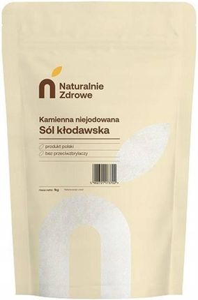 Natural Brand Sól Kłodawska Kamienna Niejodowana 1kg Naturalnie Zdrowe