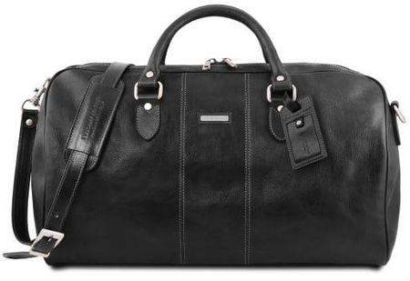 Tuscany Leather Lisboa - skórzana torba podróżna duffle - rozmiar L , kolor czarny TL141657