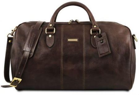 Tuscany Leather Lisboa - skórzana torba podróżna duffle - rozmiar L , kolor ciemny brąz TL141657