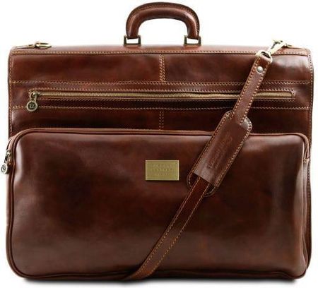 Tuscany Leather Papeete - skórzana torba podróżna do garnituru , kolor brązowy TL3056