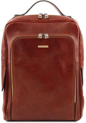 Tuscany Leather Bangkok - skórzany plecak na laptopa , kolor brązowy TL141793