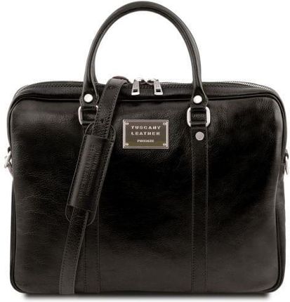 Tuscany Leather Prato - ekskluzywna teczka na laptopa , kolor czarny TL141283